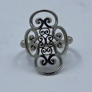 Tiffany & Co. Sterling Silver Paloma Picasso Venezia Goldoni Ring Sz 8 -Vintage